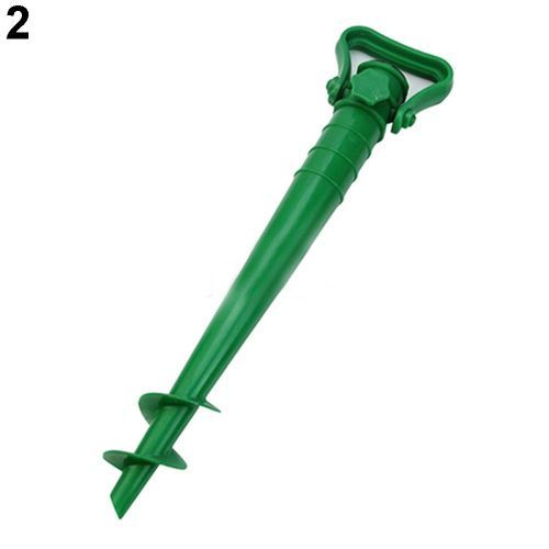 Garden Sun Beach Patio Umbrella Holder Parasol Ground-Green