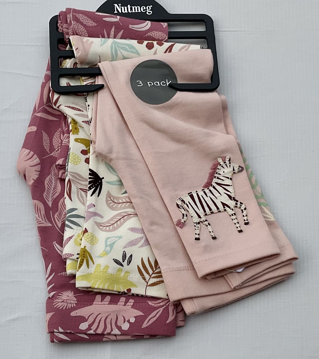 3 PCS Girls /Flowery Leggings With Graphics