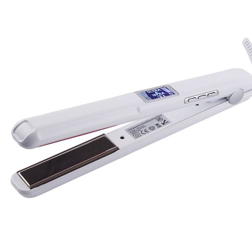 Ultrasonic Hair Care Tools LCD Display Protect Argan Oil Recover Damaged Electric Hot Treatment Styler Cold  Straightener