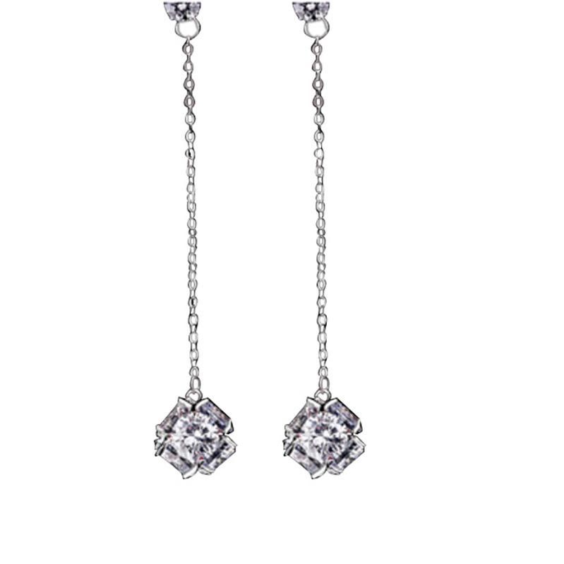 Fashion Women Earrings Pendants Tassel Ear Clip Elegant