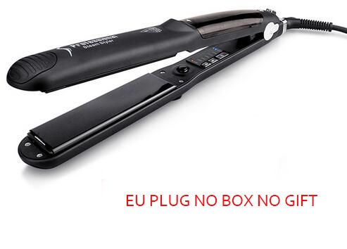 Hair Steam Straightener Ceramic Steam Flat Iron Vapor Plate
