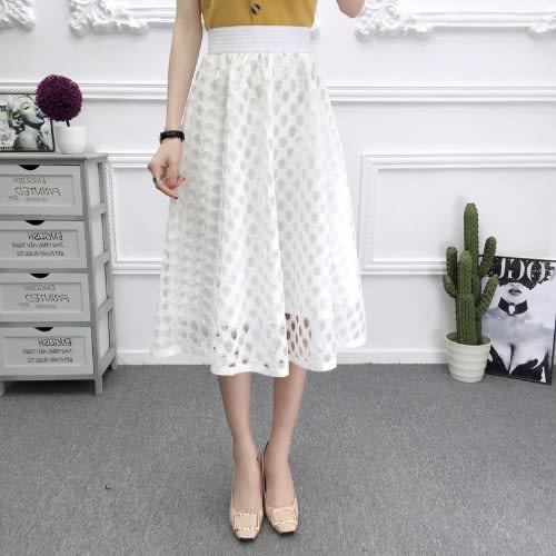 Ladies Lace Skirt - White