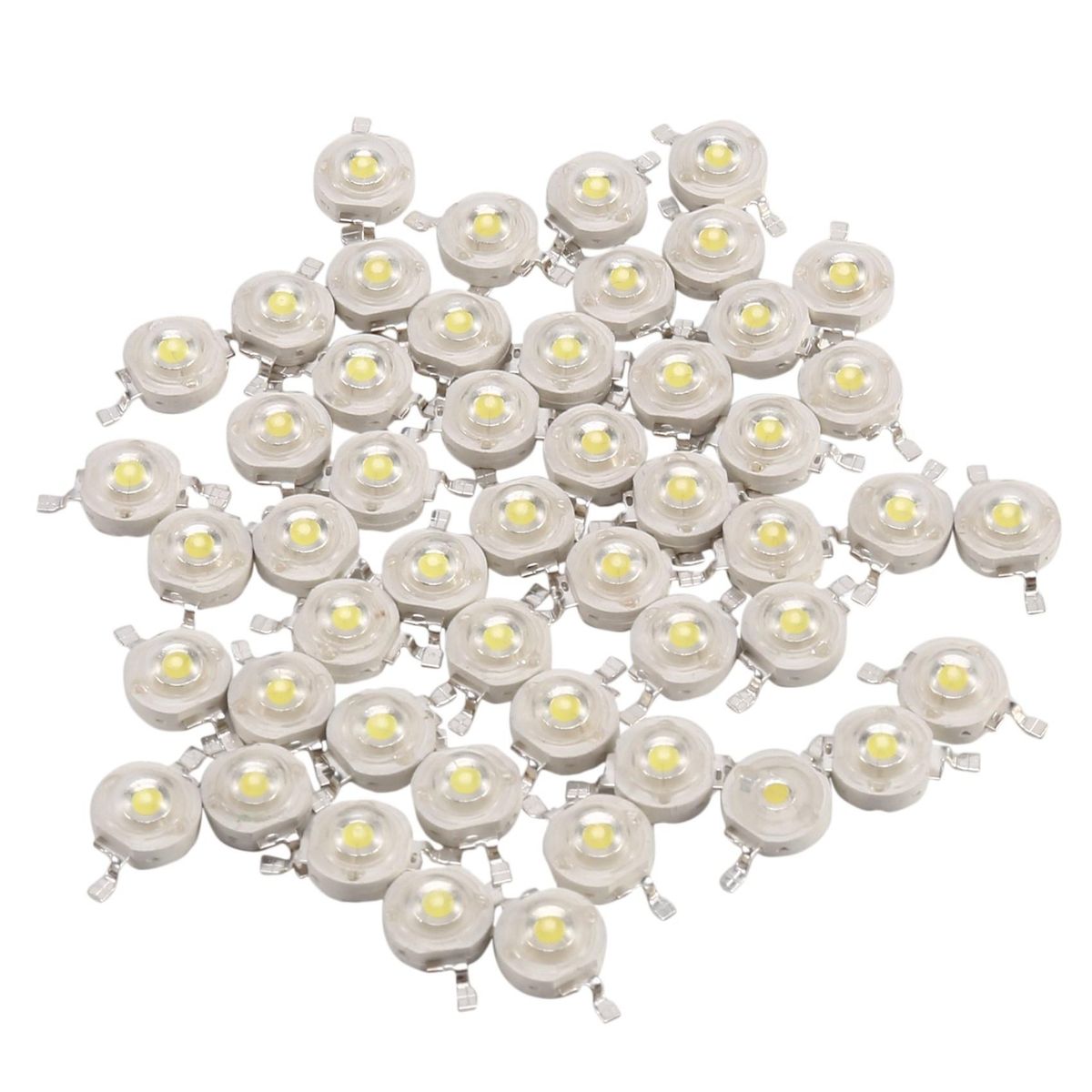 50Pcs 1W Diode High Power Cool White Led Beads 1 Watt Lamp