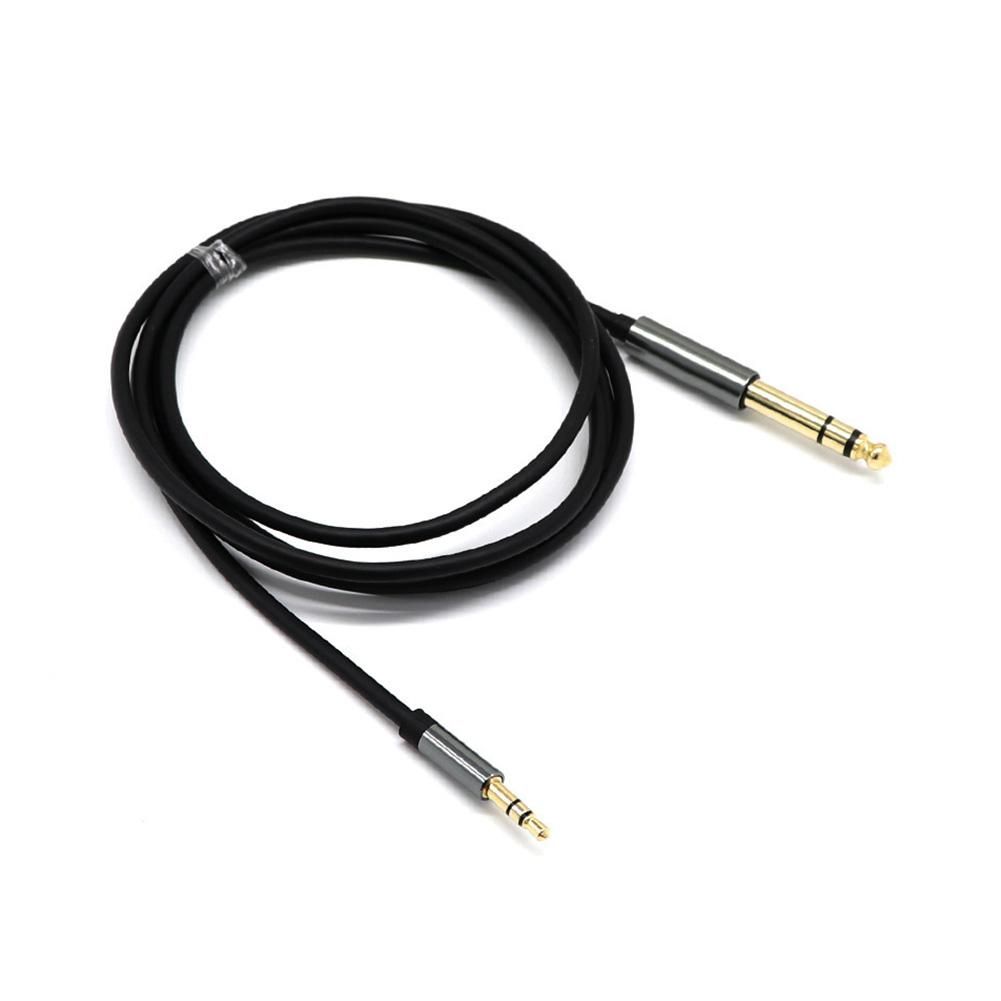 3.5mm Male to 6.5mm 1/4 Inch Male Adapter Jack Stereo-Black