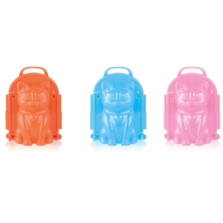 3 PCS Outdoor Toy 3D Snow & Sand Mould Tool Cat