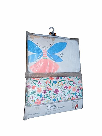 Girls Cotton Pyjamas 2-Pack