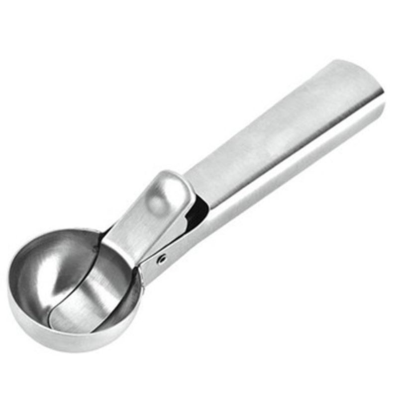 2Pcs Stainless Steel Ice Cream Scoop Ice Ball Maker Freeze