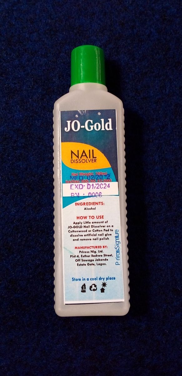 1 PC JO GOLD NAIL POLISH DISSOLVER/REMOVER