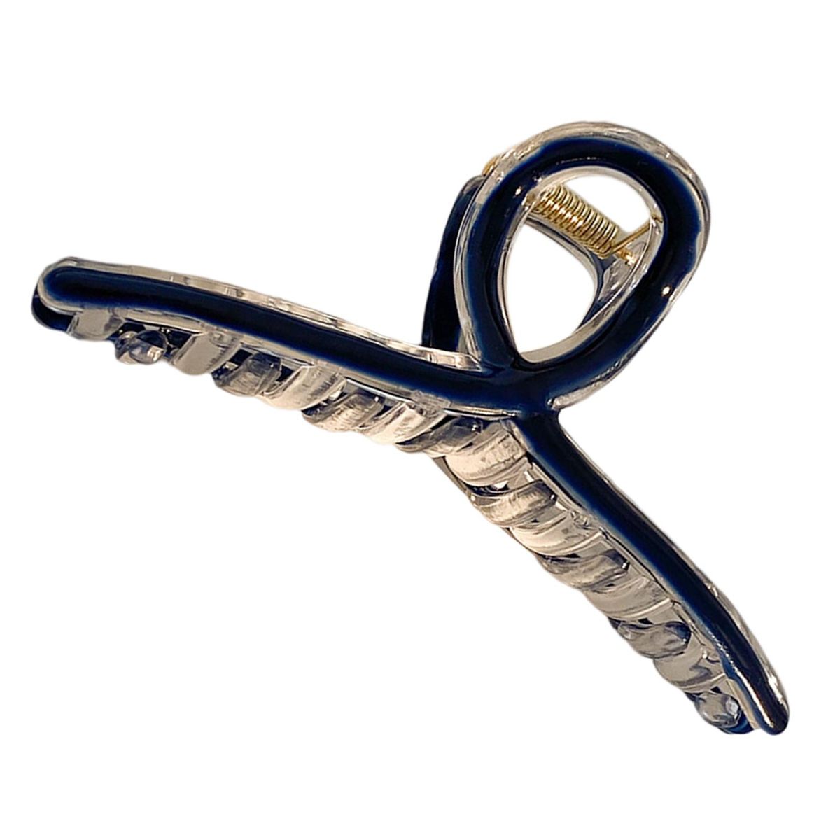 Claw Hairpin Shark Clip Women Half Bun Hairpin Blue