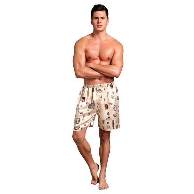 Pajamas casual baggy satin and silk for men