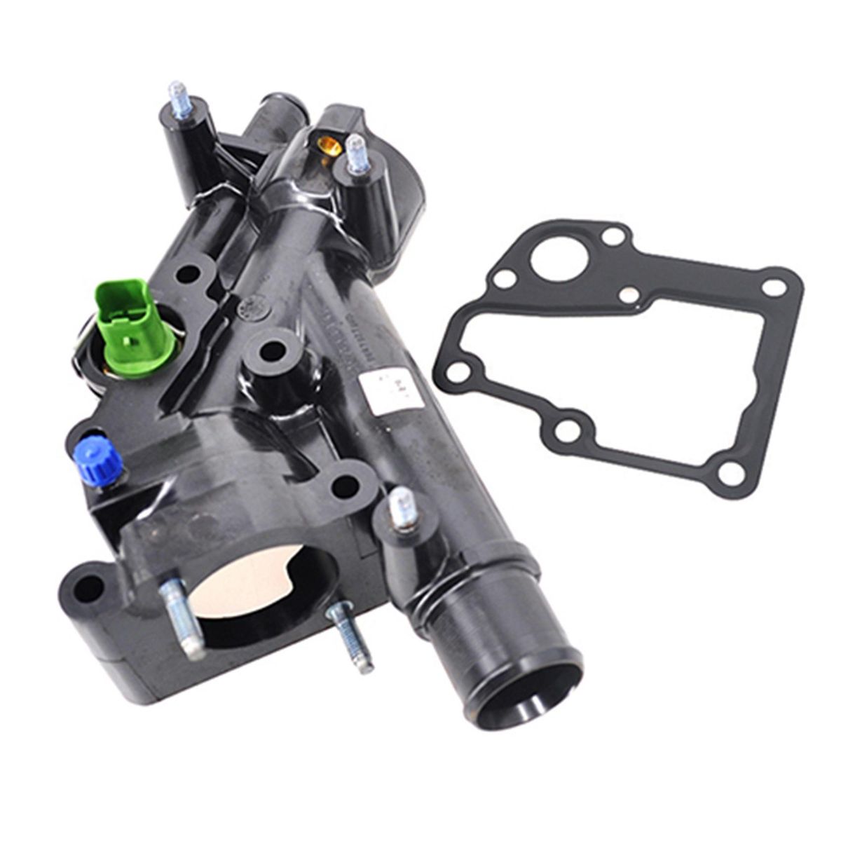 Engine Water Outlet Thermostat Housing with Seal for C4 C5 - 307 407 18 20 16V 1338AV 9687927980