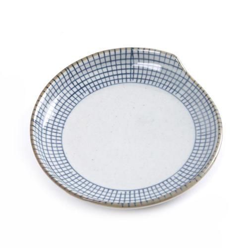 Japanese Hand-painted Lattice Ceramic Tableware Plate Dinner Plate Food Plate Soup Plate Creative
