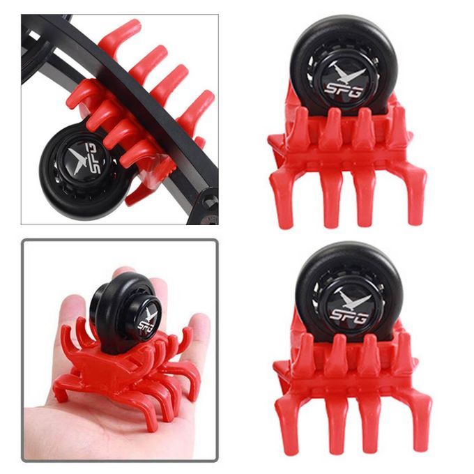1Pair Compound Bow Limb Dampener Vibration Dampener Shooting Red