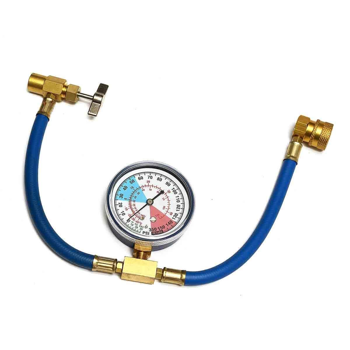 R134A Air Conditioning Car Measuring Refrigerant Recharge Hose Adapter Kit
