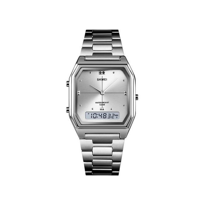 Ultrathin Digital Electronic Men Watch Dual Display