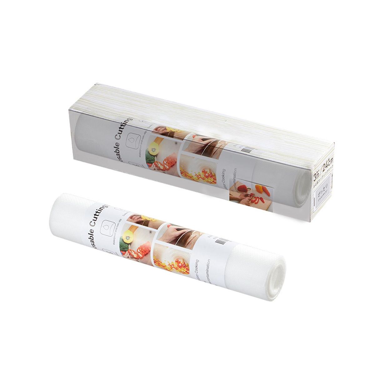 Time-saving Cutting Board Greencut Biodegradable Cutting Board Mats White