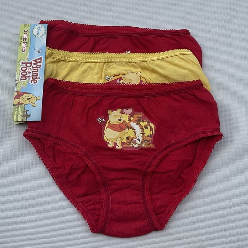 Set Of 3 Winnie The Pooh Girls Brief