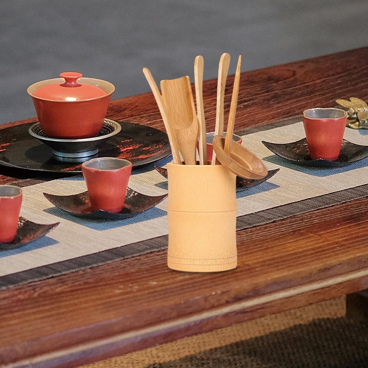 6x Tea Ceremony Utensils Set Cup Kung Fu Tea Making