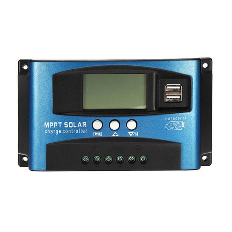 100A Solar Controller MPPT Automatic Focusing Intelligent 12v24v Charging And Discharging Current Controller  Home Decor-12V  24V--