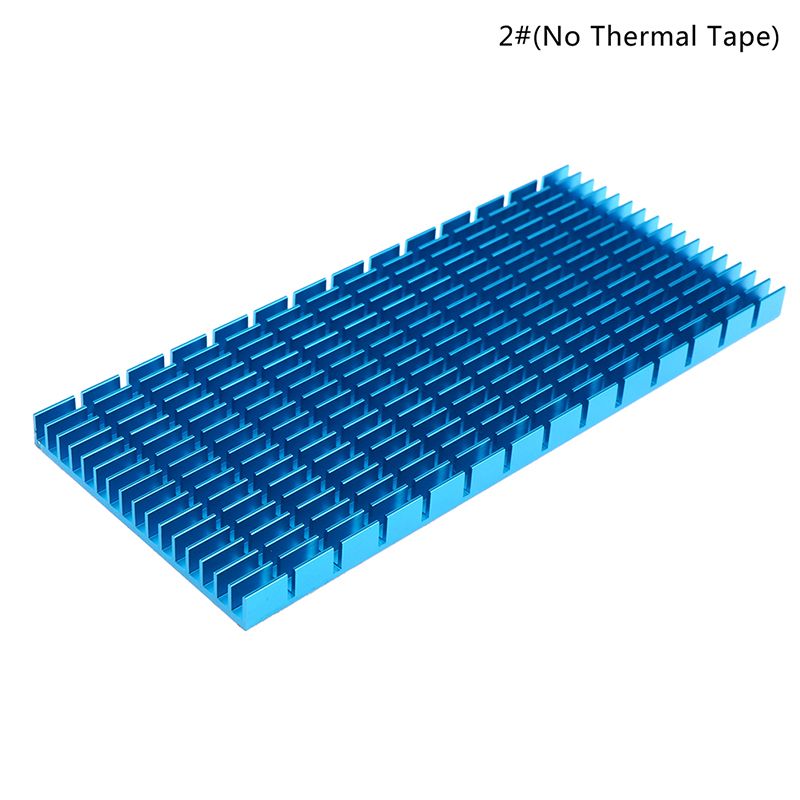 1Pc 150*65*8MM Aluminum Radiator Fin Mobile Phone Cooling Heatsink Radiator Cutting Slot Heatsink Blind Radiating Fin Heat Sink B