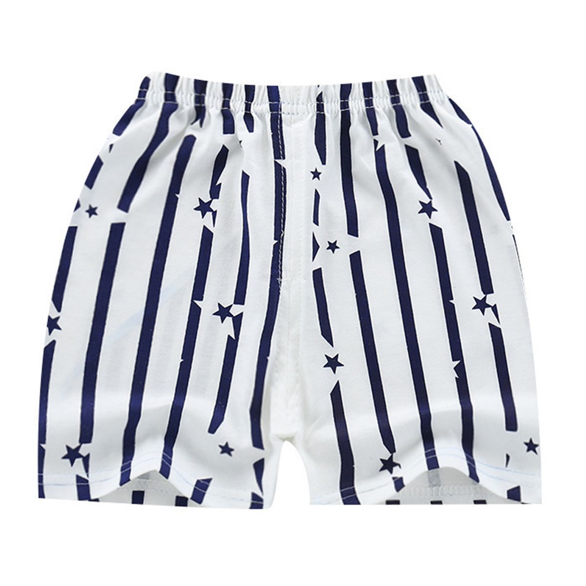 Baby Shorts Cartoon Design All-match-Deep Blue Star