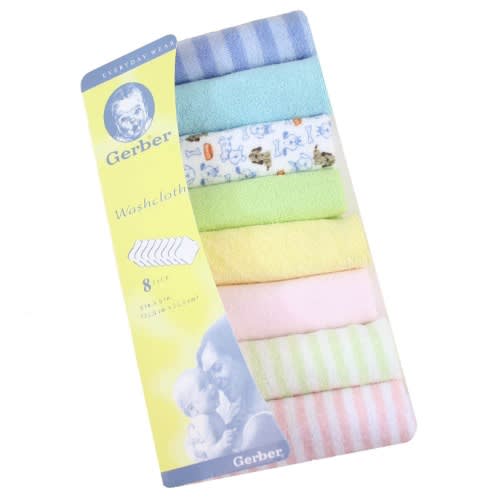 Babies Wash Clothes - 8 Piece