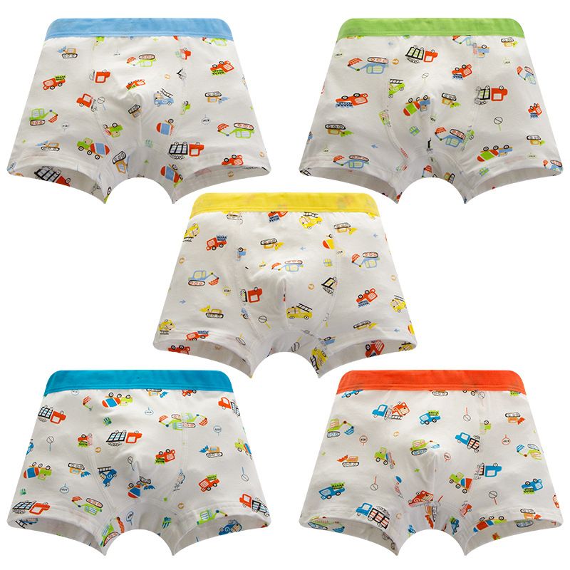 5 In 1 Print Boys Boxers