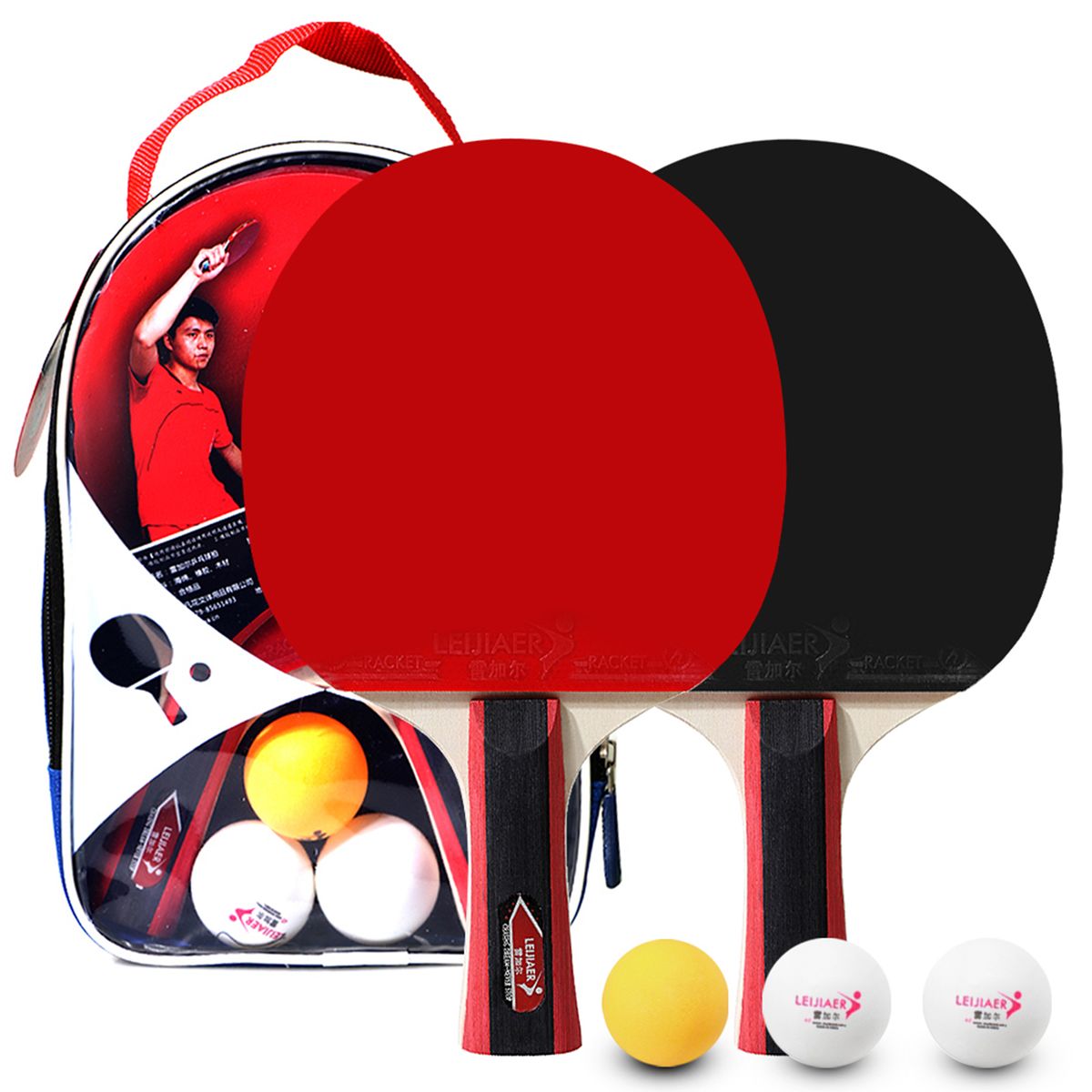 Table Tennis 2 Player Set 2 Table Tennis Bats Rackets And 3