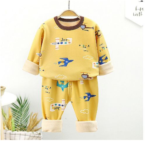Thickened Warm Home Clothes For Children And Boys