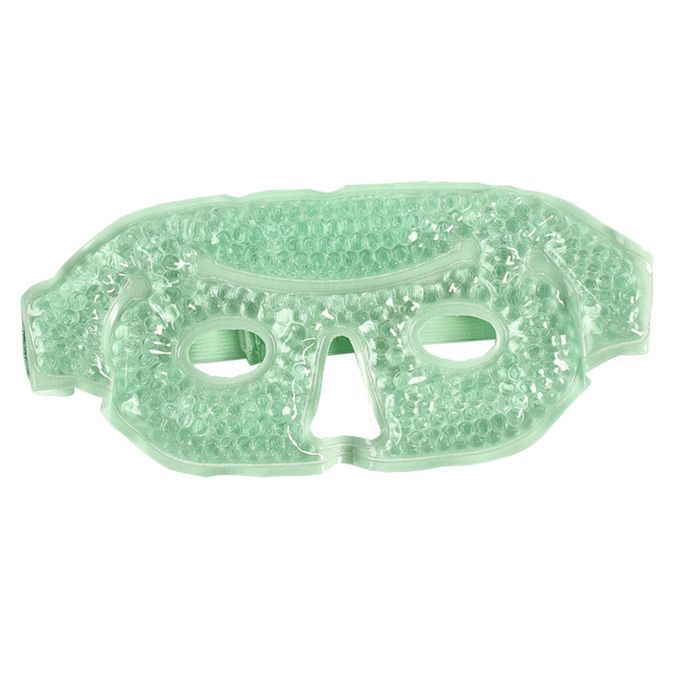 Ice / Eye Mask Heated Warm Cooling Reusable For Allergies, Green