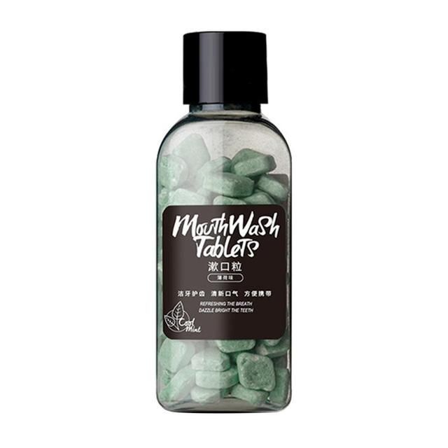 Toothpaste Tablets Teeth Whitening Charcoal Smoke Mouthwash