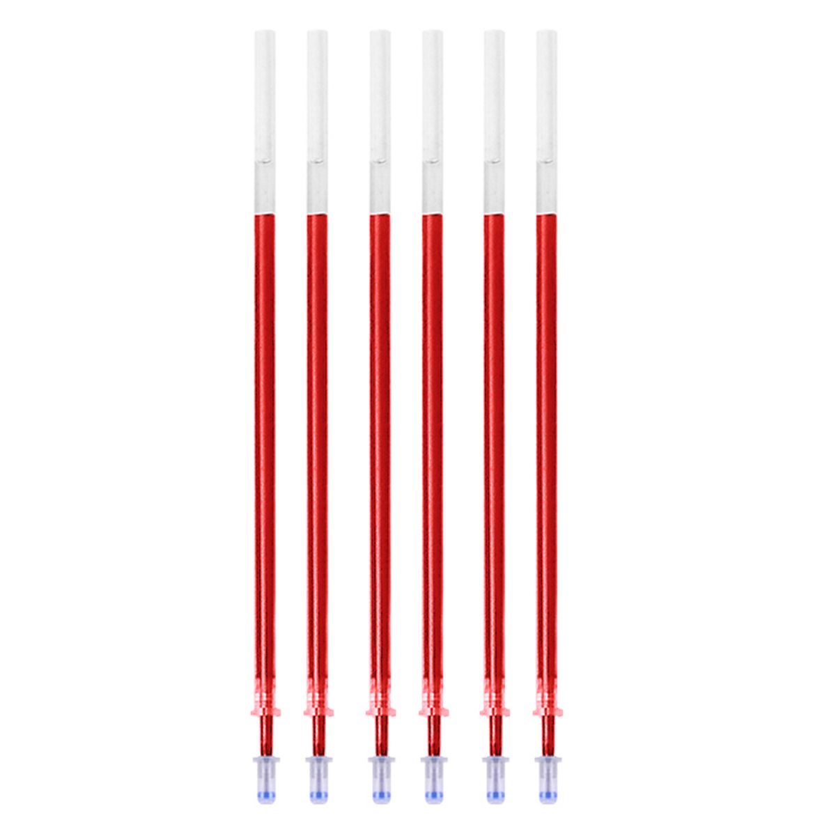 6Pcs Pen Refills 0.5mm Line Width Smooth Writing School