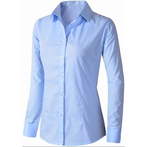Ladies Formal Dress Shirt  - Light Blue