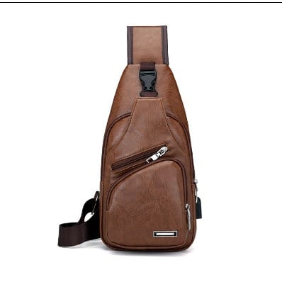 Charging Port Usb Shoulder Bag -  33x16cm