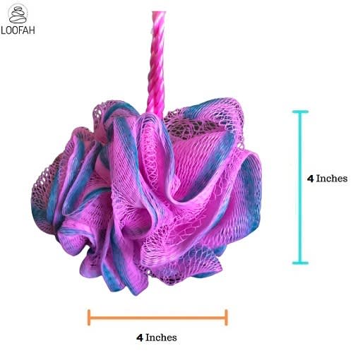 Baby & Toddler Bath Pouf Loofah Sponge - Multicolour