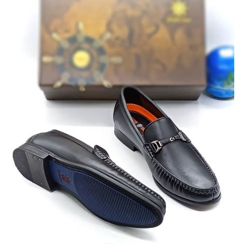 R. Wood Leather Shoe