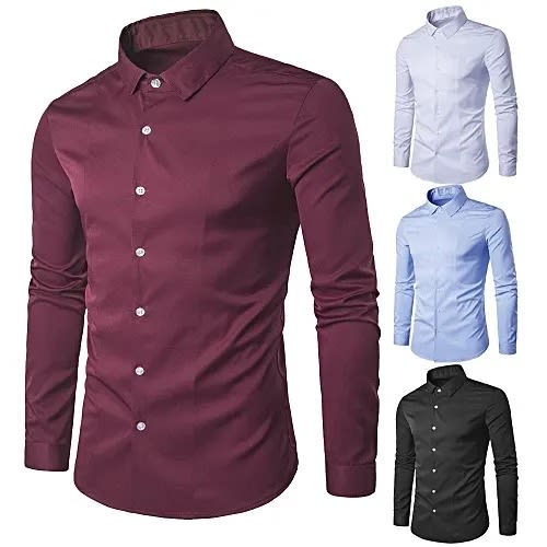 Men’s 4 In 1 Plain Corporate Shirts