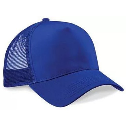 Plain Royal Blue Baseball Face Cap Net Back