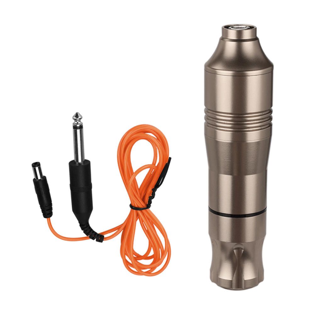 Professional Zinc Alloy Motor Tattoo Machine Pen Type For Champagne