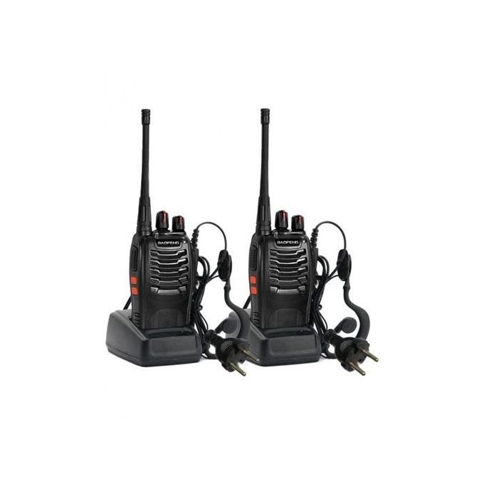 Boafeng Super Quality Walkie Talkie Radio With Earpiece (2pcs)