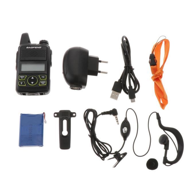 Mini BFT1 Walkie  High Power 400480 MHz Radio Long Range UHF