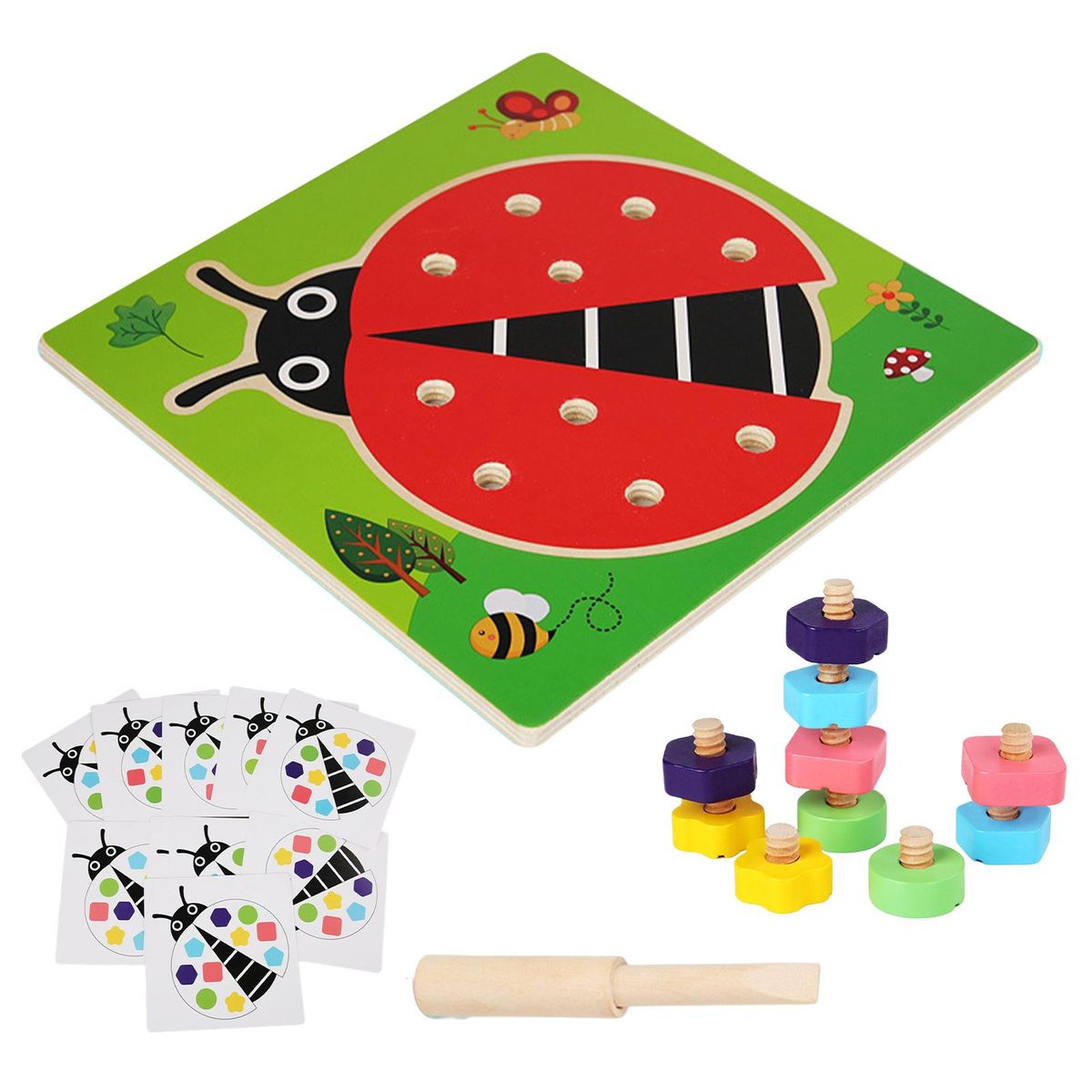 1 Set Fun Nut Game Fun Nut Pairing Toy Game
