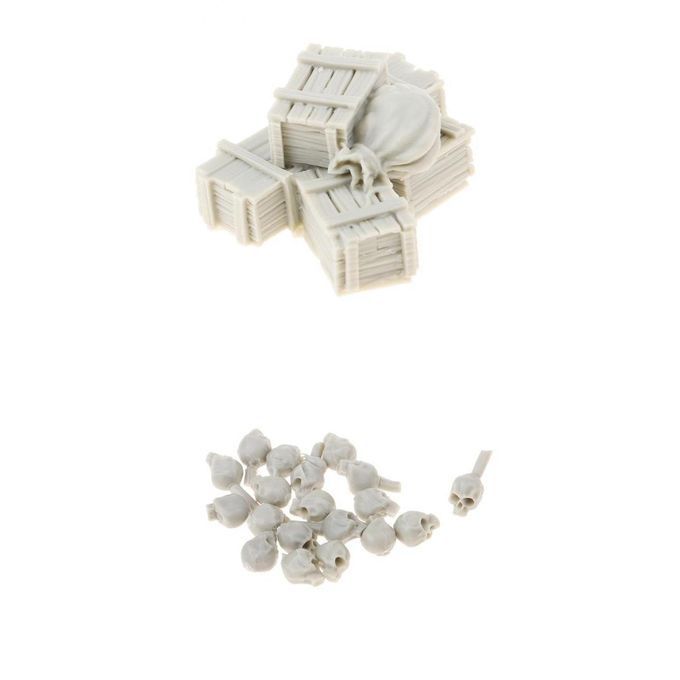 Resin Soldier Accessories Skeleton Skull & 1/35 Resin