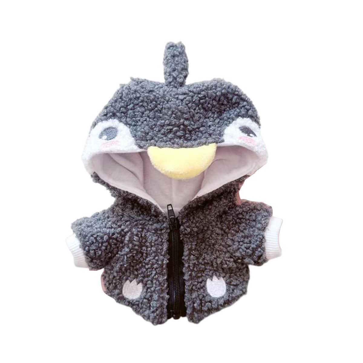 Idol Doll Clothing Doll Jacket 20cm Stuffed Idol Doll Clothes Grey