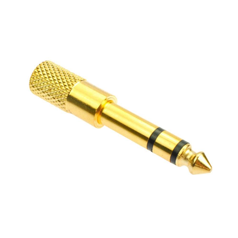Mini 6.5mm Male to 3.5mm Female Jack Audio Adapter Plug-