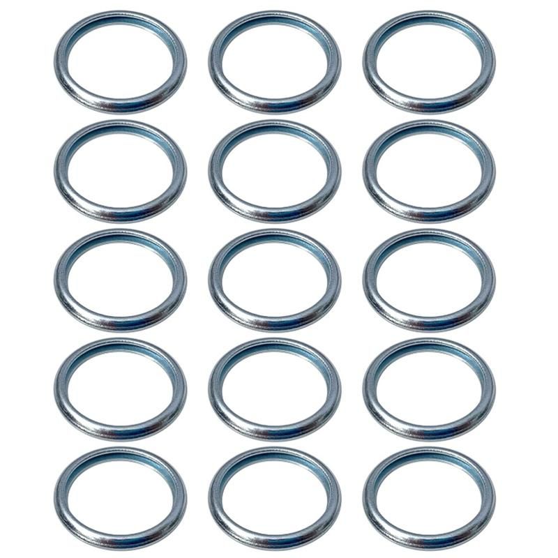 Oil Drain Plug GasketOil Drain Plug Gaskets Crush Washers Seals Rings for Subaru Part 803916010 (Pack of 15)