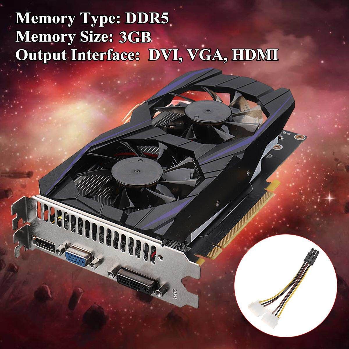 GTX1060 3GB DDR5 128Bit Game Graphics Card -E VGA DVI HDMI For NVIDIA GeForce
