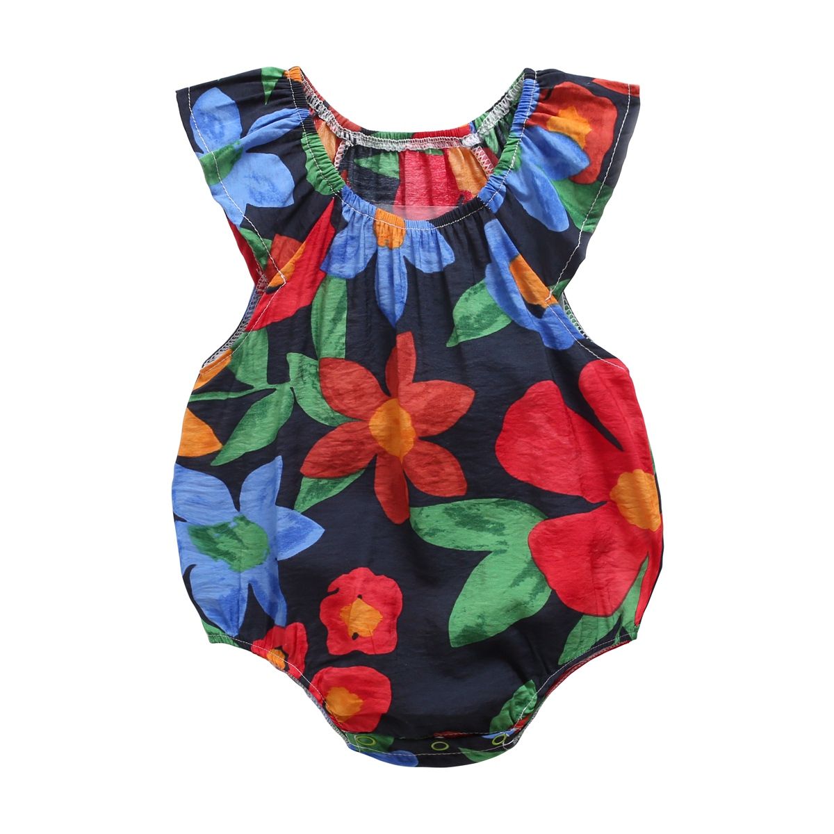 Cotton Baby Bodysuit Flowers Summer Baby Clothes Newborn