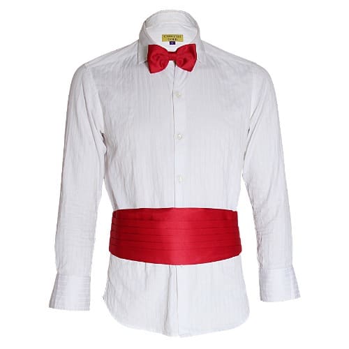 Men's Cummerbund - Red - MCB-765