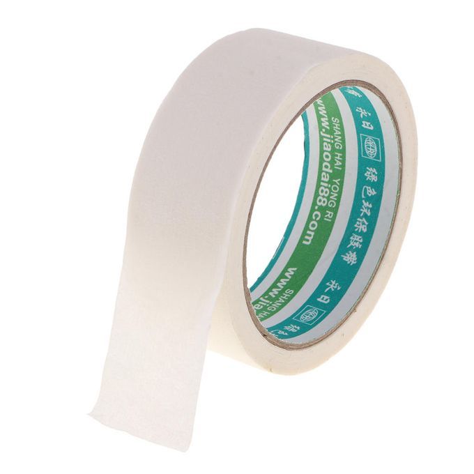 20 Yards Multi-purpose Masking Tapes Roll Writable White Masking Paper